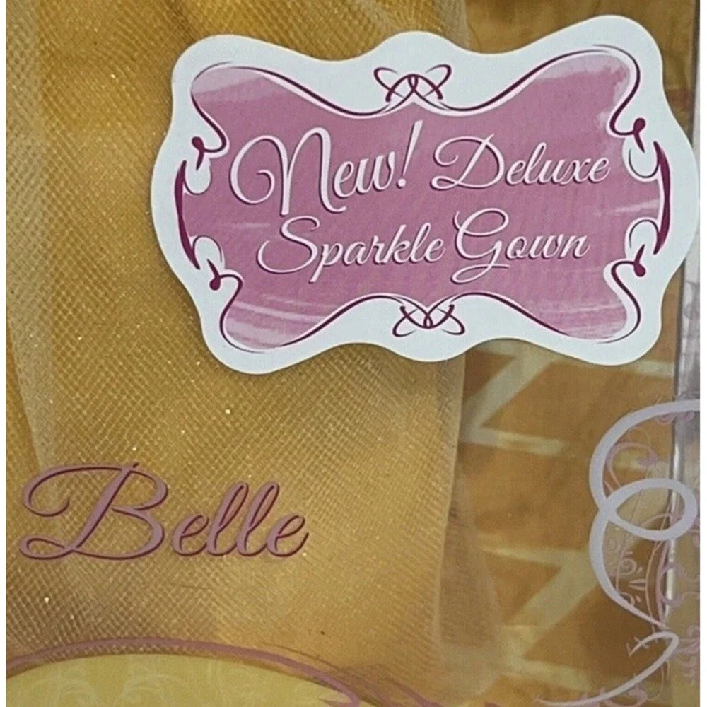Belle Classic Doll Disney Store Beauty And The‎ Beast Retired Lot Of 4 NEW